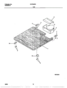 07 - Top parts for Frigidaire Dishwasher WDP632GER0 from AppliancePartsPros.com