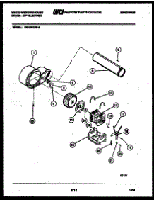 05 - Blower And Drive Parts parts for Frigidaire Dryer DE150KDD4 from AppliancePartsPros.com
