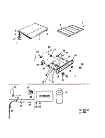 05 - Control Housing, Top Panel & Harnes parts for Frigidaire Dryer DE250JDW1 from AppliancePartsPros.com