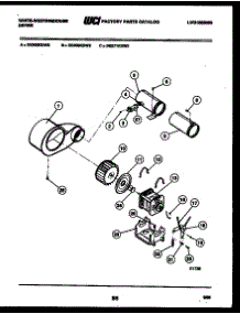 05 - Motor And Blower Parts parts for Frigidaire Dryer DE271KDW2 from AppliancePartsPros.com