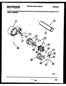 05 - Blower And Drive Parts parts for Frigidaire Dryer DE350RXD2 from AppliancePartsPros.com
