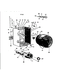 04 - Drum parts for Frigidaire Dryer DE500EDD4 from AppliancePartsPros.com