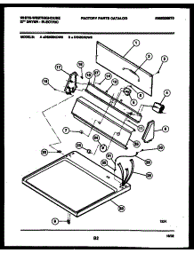 04 - Console And Control Parts parts for Frigidaire Dryer DE500KDW6 from AppliancePartsPros.com