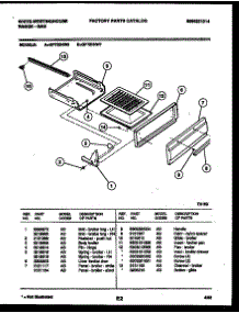05 - Broiler Drawer Parts parts for Frigidaire Range GF720ND6 from AppliancePartsPros.com