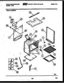 07 - Body Parts parts for Frigidaire Range GF830ND2 from AppliancePartsPros.com