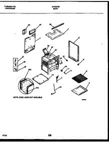 04 - Body Parts parts for Frigidaire Range GF630RXW1 from AppliancePartsPros.com