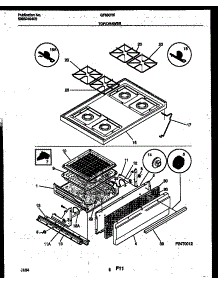 05 - Cooktop And Broiler Drawer Parts parts for Frigidaire Range GF630RXD4 from AppliancePartsPros.com