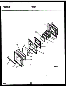 06 - Door Parts parts for Frigidaire Range GF690RXD1 from AppliancePartsPros.com
