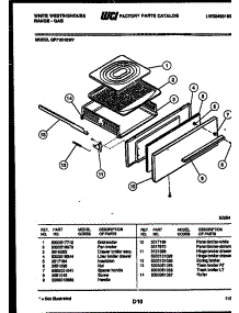 07 - Broiler Drawer Parts parts for Frigidaire Range GF710HXW7 from AppliancePartsPros.com