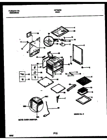 04 - Body Parts parts for Frigidaire Range GF760RXW1 from AppliancePartsPros.com