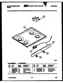 04 - Cooktop Parts parts for Frigidaire Range GF780KXW0 from AppliancePartsPros.com