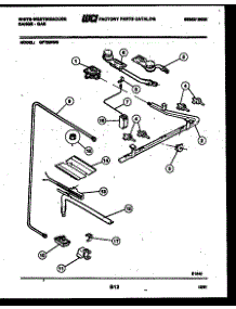 06 - Burner, Manifold And Gas Control parts for Frigidaire Range GF720NW5 from AppliancePartsPros.com