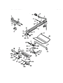 04 - Burner Assembly parts for Frigidaire Range GF790HXV0 from AppliancePartsPros.com