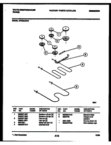 03 - Broiler Parts parts for Frigidaire Range KF330JDW5 from AppliancePartsPros.com