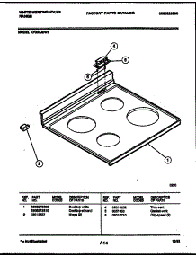 05 - Cooktop Parts parts for Frigidaire Range KF330JDW5 from AppliancePartsPros.com