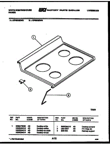 03 - Cooktop Parts parts for Frigidaire Range KF400GDH4 from AppliancePartsPros.com