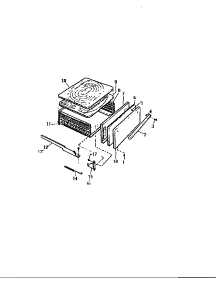 08 - Broiler Drawer parts for Frigidaire Range GF600HXW1 from AppliancePartsPros.com