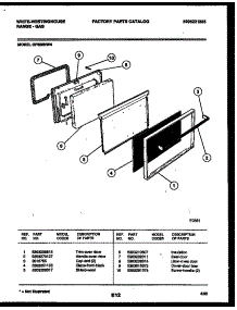 05 - Door Parts parts for Frigidaire Range GF620ND4 from AppliancePartsPros.com
