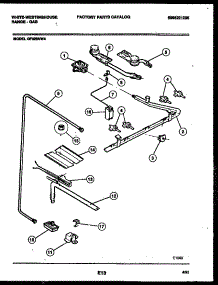 06 - Burner, Manifold And Gas Control parts for Frigidaire Range GF620ND4 from AppliancePartsPros.com
