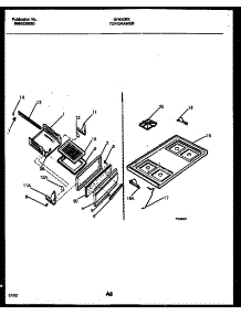 05 - Cooktop And Broiler Drawer Parts parts for Frigidaire Range GF630RXD1 from AppliancePartsPros.com