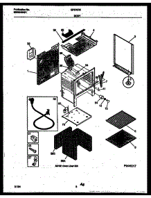 04 - Body Parts parts for Frigidaire Range GF670RXW4 from AppliancePartsPros.com