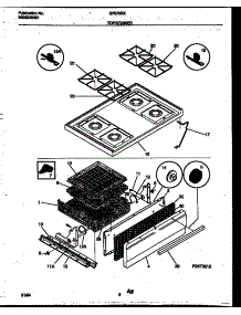 05 - Cooktop And Broiler Drawer Parts parts for Frigidaire Range GF670RXW4 from AppliancePartsPros.com