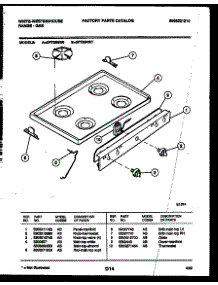 03 - Cooktop Parts parts for Frigidaire Range GF720ND7 from AppliancePartsPros.com