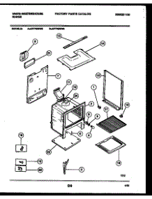 07 - Body Parts parts for Frigidaire Range GF740NW5 from AppliancePartsPros.com