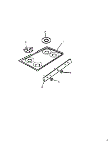 03 - Top, Control Panel parts for Frigidaire Range GF830HXF1 from AppliancePartsPros.com