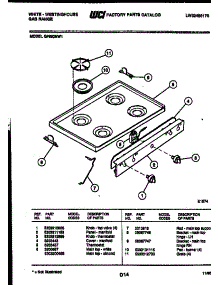 03 - Cooktop Parts parts for Frigidaire Range GF860NW1 from AppliancePartsPros.com