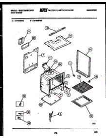 06 - Body Parts parts for Frigidaire Range GF860NW2 from AppliancePartsPros.com