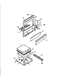 07 - Frame, Service Panel, Base parts for Frigidaire Range GF980HXV2 from AppliancePartsPros.com