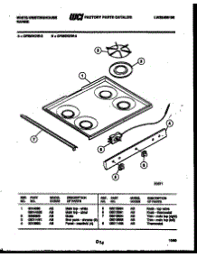 04 - Cooktop Parts parts for Frigidaire Range GF980KXW4 from AppliancePartsPros.com