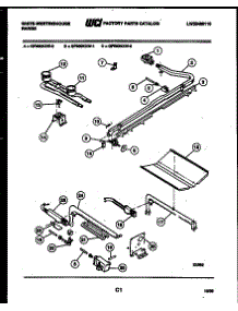 07 - Burner, Manifold And Gas Control parts for Frigidaire Range GF980KXD2 from AppliancePartsPros.com