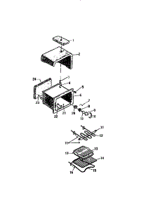 04 - Oven Cavity parts for Frigidaire Range KD220GDW1 from AppliancePartsPros.com