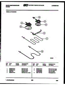 05 - Broiler Parts parts for Frigidaire Range KF100KDH4 from AppliancePartsPros.com
