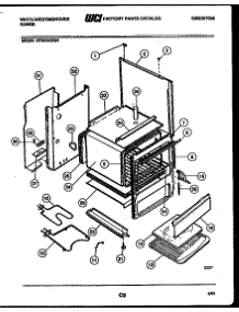 04 - Body Parts parts for Frigidaire Range KF201KDW4 from AppliancePartsPros.com