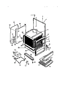 04 - Body, Side Panels parts for Frigidaire Range KF201HDF0 from AppliancePartsPros.com