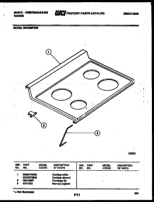 03 - Cooktop Parts parts for Frigidaire Range GW30SPED1 from AppliancePartsPros.com