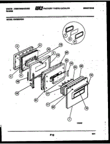 04 - Door Parts parts for Frigidaire Range GW30SPED1 from AppliancePartsPros.com