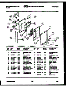11 - Upper Body Parts parts for Frigidaire Range KC935KDW3 from AppliancePartsPros.com