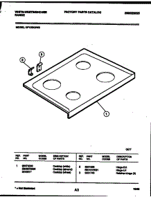 03 - Cooktop Parts parts for Frigidaire Range KF100KDW5 from AppliancePartsPros.com