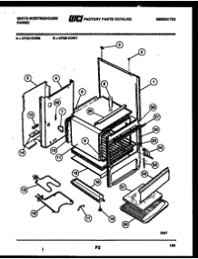 03 - Body Parts parts for Frigidaire Range KF201HDD7 from AppliancePartsPros.com
