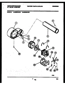 05 - Blower And Drive Parts parts for Frigidaire Dryer DE650ADD3 from AppliancePartsPros.com