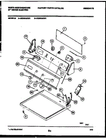 04 - Console And Control Parts parts for Frigidaire Dryer DE800ADW1 from AppliancePartsPros.com