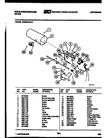 05 - Burner, Igniter And Valve parts for Frigidaire Dryer DG250KXD2 from AppliancePartsPros.com