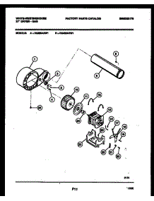 05 - Motor And Blower Parts parts for Frigidaire Dryer DG400AXW1 from AppliancePartsPros.com