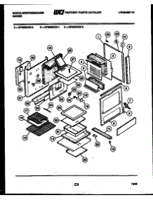 08 - Body Parts parts for Frigidaire Range GF980KXW1 from AppliancePartsPros.com