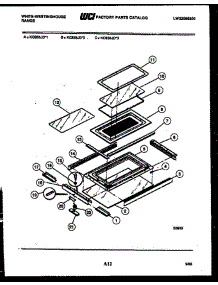 White-Westinghouse Range - Electric - Lw32088300 Top Door parts for Frigidaire Range KC935JD3 from AppliancePartsPros.com