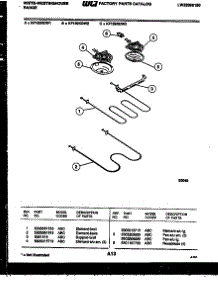 05 - Broiler Parts parts for Frigidaire Range KF100KDW1 from AppliancePartsPros.com